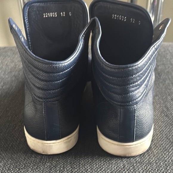 Gucci Men's Navy High-Top Sneakers - Picture 3 of 16